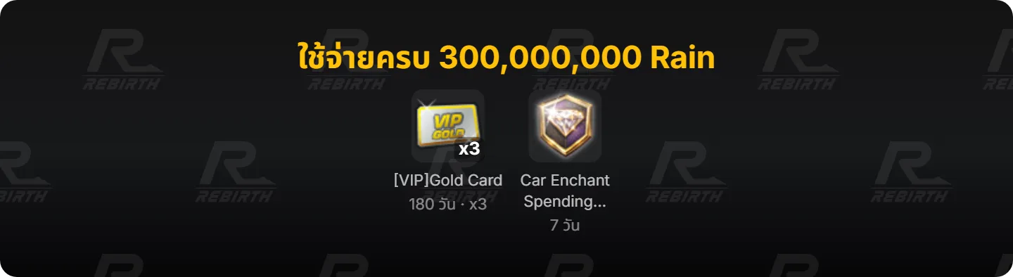 [VIP]Gold Card, Car Enchant Spending Emblem