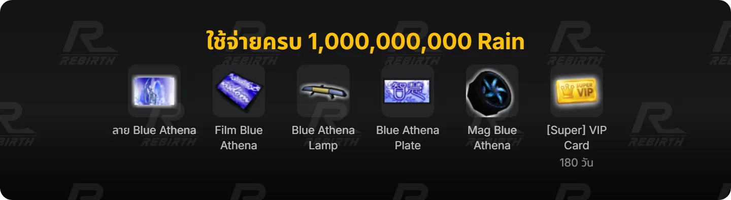 ลาย Blue Athena, Film Blue Athena, Blue Athena Lamp, Blue Athena Plate, Mag Blue Athena, [Super] VIP Card